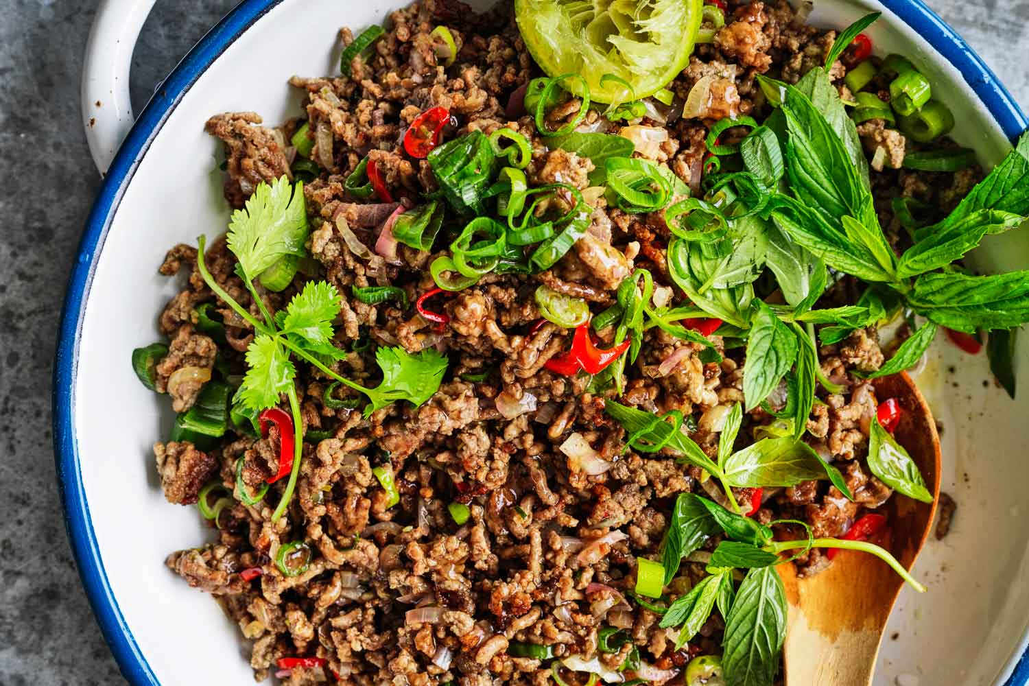 Larb (meat salad)