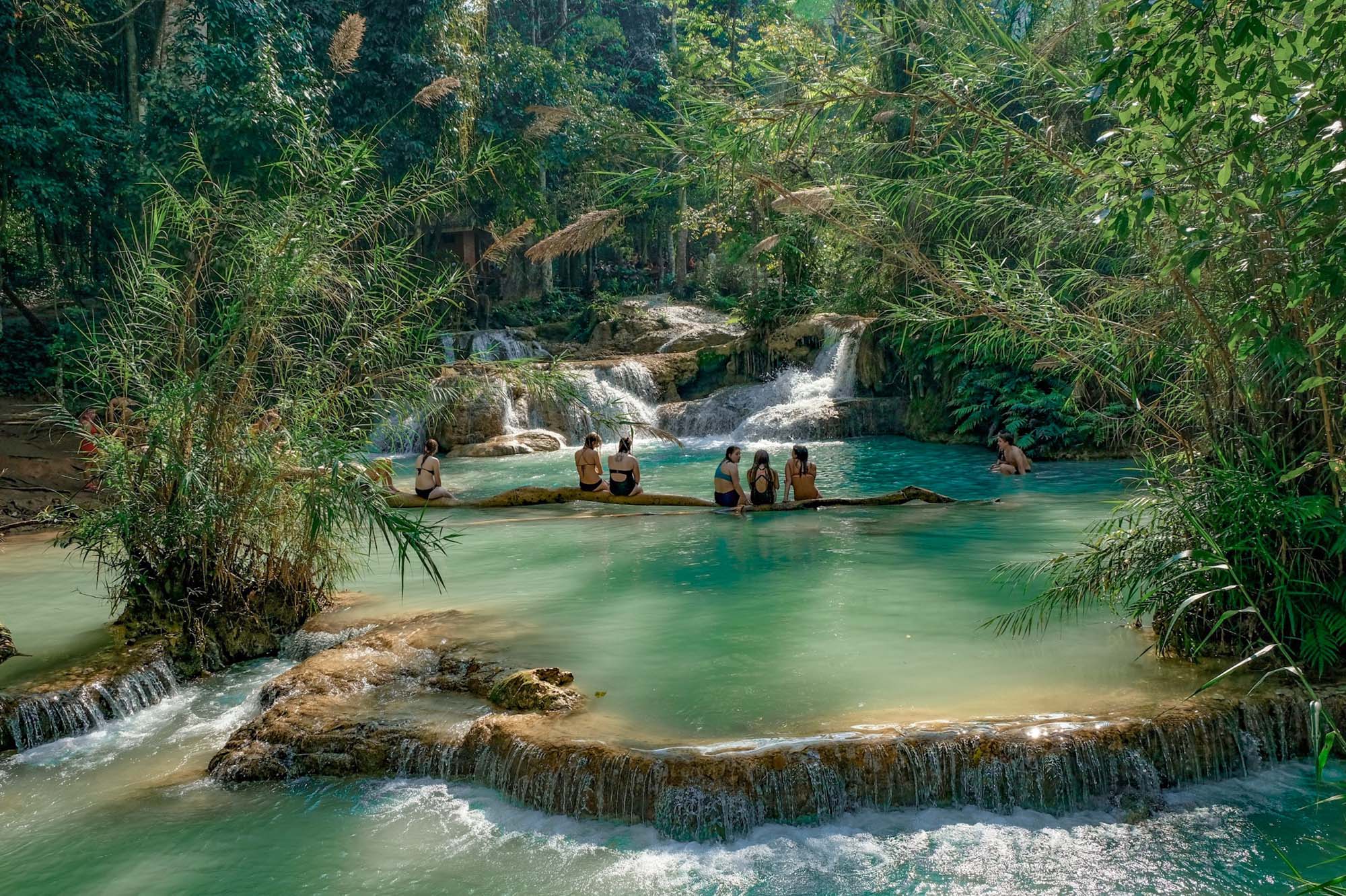 Kuang Si Caves & Waterfalls